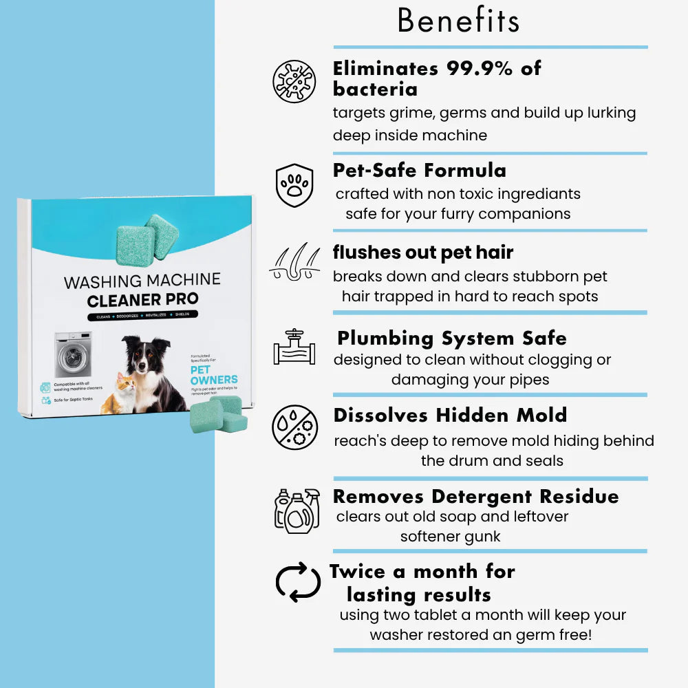 FurClean Washing Machine Cleaner Pro Tabs